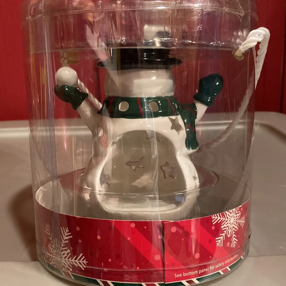 Yankee Candle Snowman Luminary Set